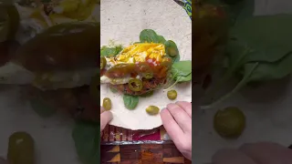 Veggie Burger Breakfast Burrito