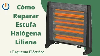 Cómo Reparar estufa eléctrica Liliana que no funciona + esquema eléctrico