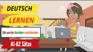 German for beginners Wichtige Sätze | Deutsch A1- A2 |Deutsch im Alltag |ُ Deutsch lernen