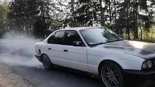 Burnout на e34 m57d30