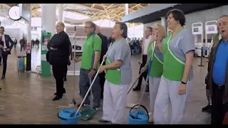 Optima TV // Flashmob en el Aeropuerto de Zaragoza