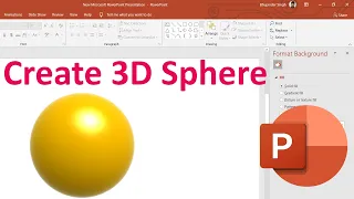 How to create 3D Sphere in PowerPoint