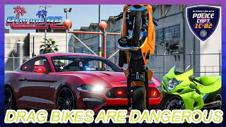 GTA 5 Roleplay - RedlineRP - DRAG BIKES TROLLING THE POLICE   # 303