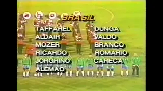 Netherlands - Brasil / Friendly 1989 (Romario, Koeman, Bebeto, Careca, Dunga, Valdo)