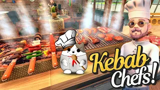 Kebab Chefs: Restaurant Simulator первый взгляд (потная работка с Никитой)