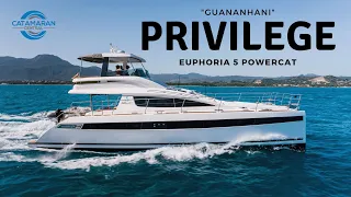 World's Nicest Privilege Power Catamaran - Euphoria 5 Guananhani