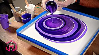 The BEST Acrylic Paint Pour Geode I Have Ever Done - Acrylic Pour Geode - Acrylic Resin Art