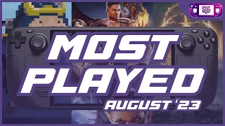 August Most Played Games on Steam Deck by Hours Played