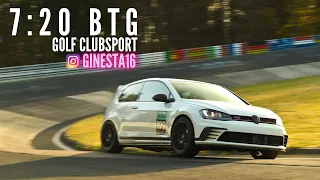 VW Golf 7 GTI Clubsport | 7:20 BTG TF | Nurburgring Nordschleife