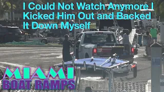 Out of the Truck Just Let Me Do It!! | Miami Boat Ramps | Boynton Beach