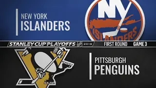 Islanders vs Penguins  First Round  Game 3   Apr 14,  2019
