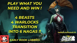 4 BEASTS 4 WARLOCKS INTO 4 WIZARD TRICKS IN THE LATE GAME ! LEARN THE ARCANERY OF DOTA AUTO CHESS !