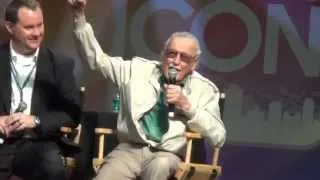 Stan Lee says "Excelsior!" at Salt Lake Comic Con 2014