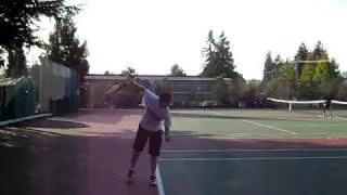 My Actual Serve (not trying to imitate federer)