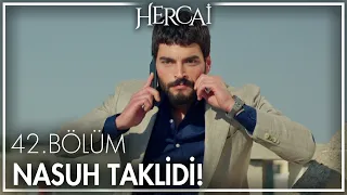 Miran'ın Nasuh Şadoğlu  taklidi! - Hercai 42. Bölüm