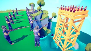 SAME RANGED UNITS BATTLE | Totally Accurate Battle Simulator TABS