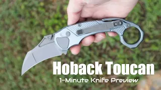 Jake Hobback Toucan Folding Karambit Knife 1-Minute Preview | Atlantic Knife