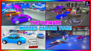 THE *BEST* GTA 5 MODDED GARAGE SHOWCASE! ULTIMATE MODDED CAR TOUR (OVER 1000 MODDED VEHICLES)