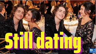 Kylie Jenner is NOT pregnant with Timothee Chalamet's child and the couple are 'still dating'