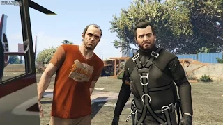 GTA 5 (PS4) - Mission #21 - Three's Company [Gold Medal]