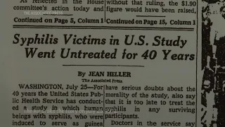Fifty years later, syphilis study still haunts America