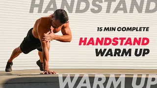 Complete Handstand Follow Along Workout (Part 1) Best Daily 15 min Warm Up Before Handstand Training