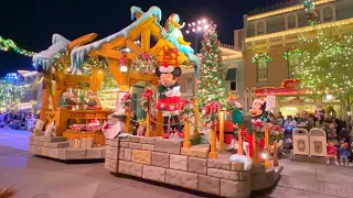 [4K] FULL A Christmas Fantasy Parade 2023 at NIGHT - Holidays at Disneyland Park