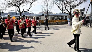 FLASHMOB | tűzoltózenekar | Váci utca | Budapest