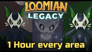 Hunting 1 Hour in EVERY area Loomian Legacy!