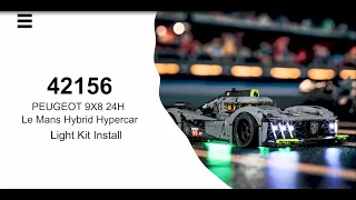 Install Lightailing Light Kit For Lego PEUGEOT 9X8 24H Le Mans Hybrid Hypercar 42156