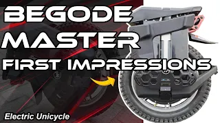 Begode MASTER First Impressions -  BEST / Fastest vs KingSong S22 electric unicycle euc ?
