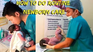 How to do Proper Routine Newborn Care | Actual Steps and Procedures of Newborn Care