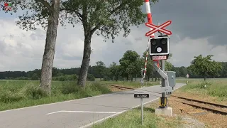 Železniční přejezd Újezdec u Číčenic #2 [P1514] - 10.6.2023 / Czech railroad crossing