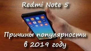 Xiaomi Redmi Note 5 причины популярности в 2019 году