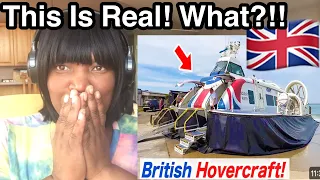 American Reacts to: The UK's Hovercraft Ferry Service - This is Amazing!!