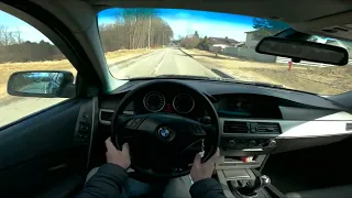 2005 BMW 5 Series E60 530d 218 Hp POV Test Drive @DRIVEWAVE1