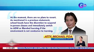 Hindi ibabalik sa mga buwan ng Abril at Mayo ang bakasyon — DepEd | BT