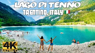 LAGO DI TENNO, THE TURQUOISE JEWEL IN TRENTINO ITALY | WALKING TOUR 4K UHD