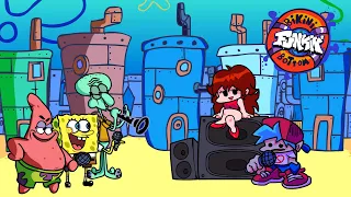 Bikini Bottom Funkin' | Starring Patrick Full Week + Bonus Songs - Friday Night Funkin' Mod