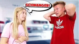 Freundin SCHWANGER! 😳 **xxl prank an MICH**