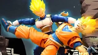 Goku VS Vegeta Stop motion