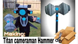 How to make Titan cameraman hammer weapon #titancameraman  #skibiditoilet