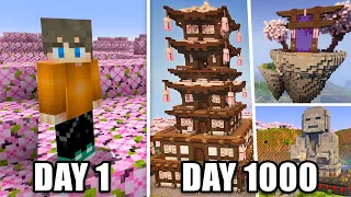 I Survived 1000 Days in Hardcore Minecraft [FULL MINECRAFT MOVIE]