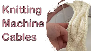How to knit Cables on Sentro or Addi Knitting Machine | Quick, Easy, Beginner friendly