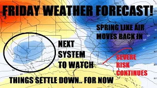 Severe risk continues for the Southeast! One last day! Watching another system. Friday forecast!