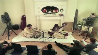 Partha Bose (sitar) and Dibyarka Chatterjee (tabla) at Chhandayan, NYC