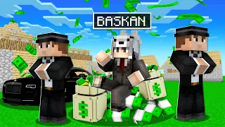 MİLYONER BAŞKAN OLDUM 😱 - Minecraft