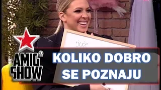Koliko Dobro Se Poznaju - Milica Todorović i Petar Strugar (Ami G Show S12)