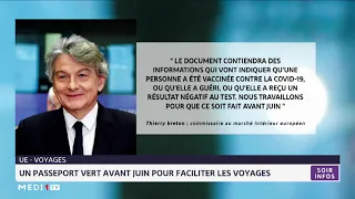 UE-Voyages: un passeport vert avant juin pour faciliter les voyages