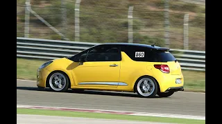 Citroen DS3 1.6 THP (Stage 3) vs Civic Type R FK2 (Stage 2+) | Rolling 100-250 km/h